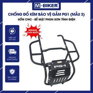 Khung chống đổ kiêm ốp gầm Yamaha PG1 – Bảo vệ toàn diện từ MBiker