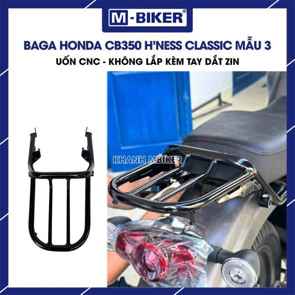 Baga sau Honda CB350 Hness gắn thùng