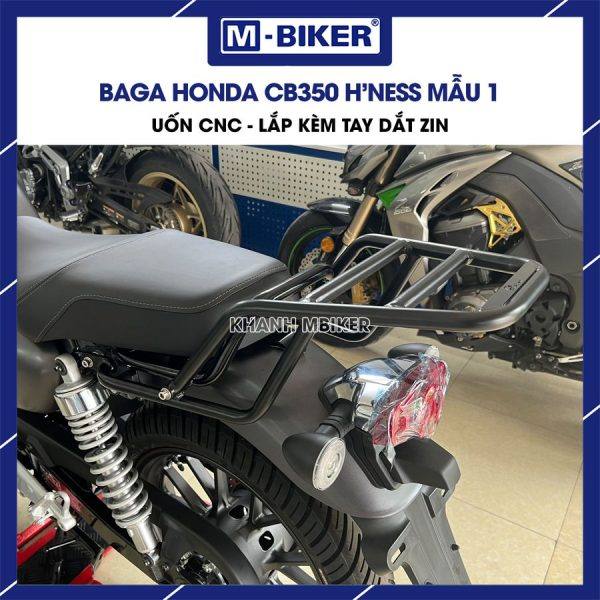 Baga sau Honda CB350 Hness gắn thùng