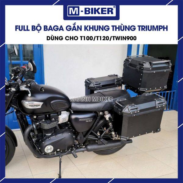 Full bộ baga gắn khung thùng Triumph T100/T120/TWIN