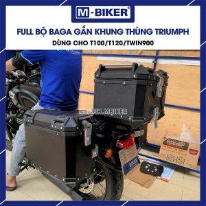 Full bộ baga gắn khung thùng Triumph T100/T120/TWIN