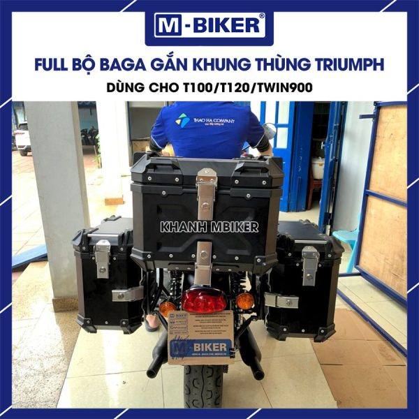 Full bộ baga gắn khung thùng Triumph T100/T120/TWIN