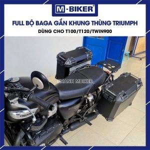 Full bộ baga gắn khung thùng Triumph T100/T120/TWIN