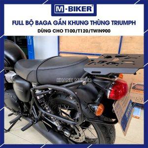 Full bộ baga gắn khung thùng Triumph T100/T120/TWIN