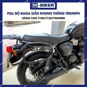 Full bộ baga gắn khung thùng Triumph T100/T120/TWIN