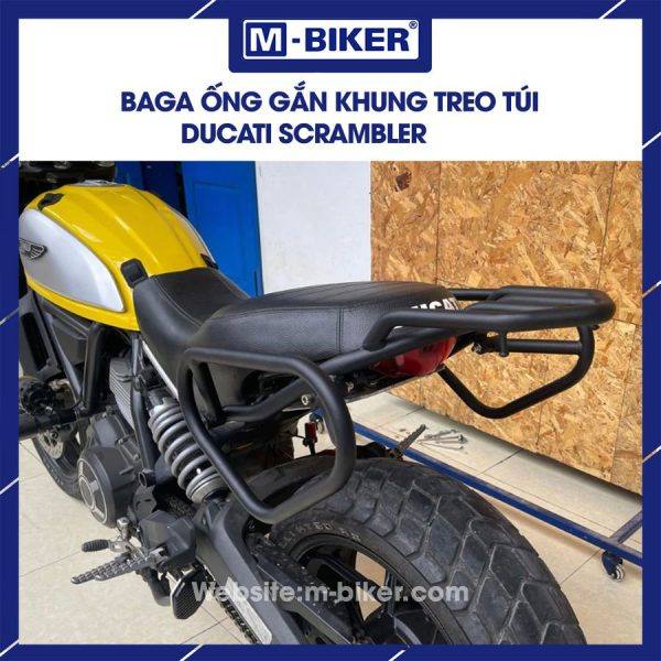 Baga ống gắn khung treo túi Ducati Scrambler