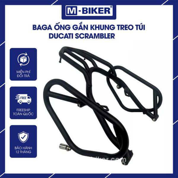 Baga ống gắn khung treo túi Ducati Scrambler