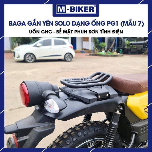 Baga sau gắn yên solo dạng ống PG1