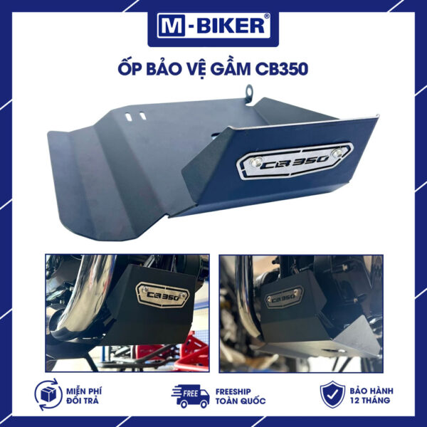 Ốp gầm CB350 Hness bảo vệ lốc máy