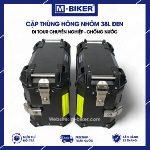 Cặp thùng hông vỏ nhôm 38L chính hãng MBiker