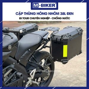 Cặp thùng hông vỏ nhôm 38L chính hãng MBiker