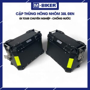 Cặp thùng hông vỏ nhôm 38L chính hãng MBiker