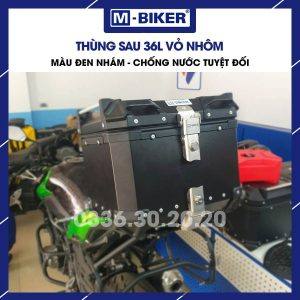 Thùng nhôm 36L chữ X MBiker