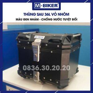 Thùng nhôm 36L chữ X MBiker