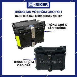 Thùng sau vỏ nhôm gắn xe PG1