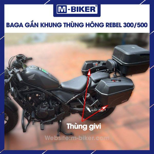 Baga gắn khung thùng Rebel 300/500