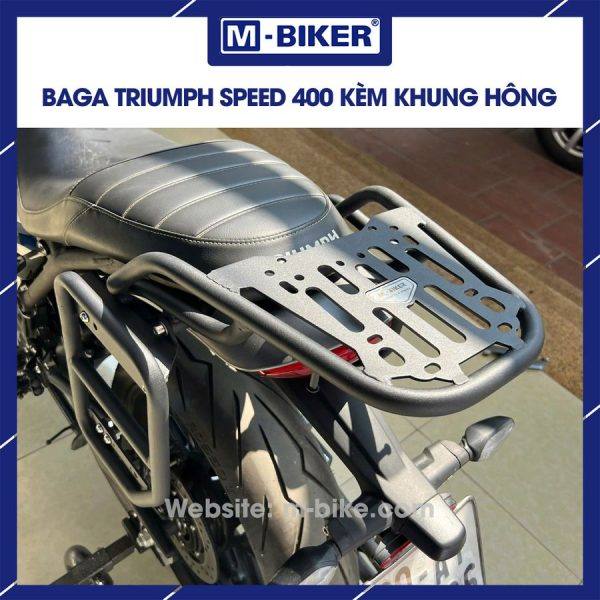 Baga sau Triumph Speed 400 dạng tấm