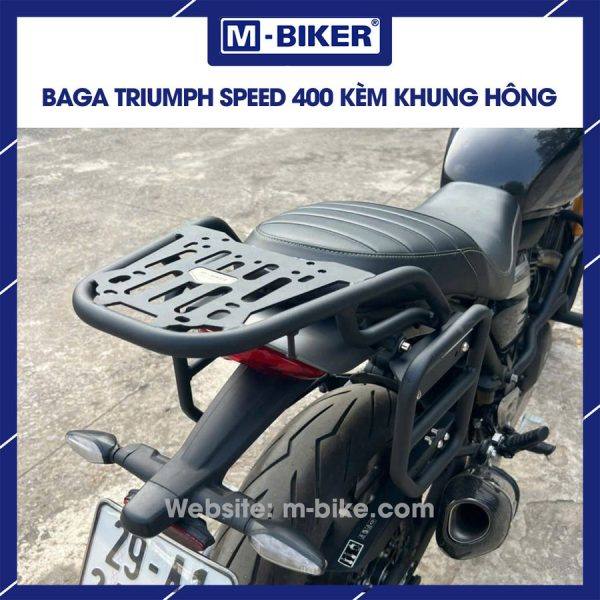 Baga sau Triumph Speed 400 dạng tấm