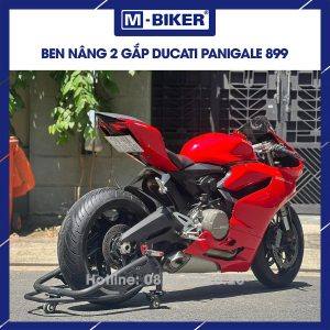 Ben nâng xe Ducati 899 Panigale hai gắp