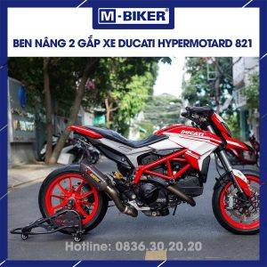 Ben nâng xe Ducati Hypermotard 821 hai gắp