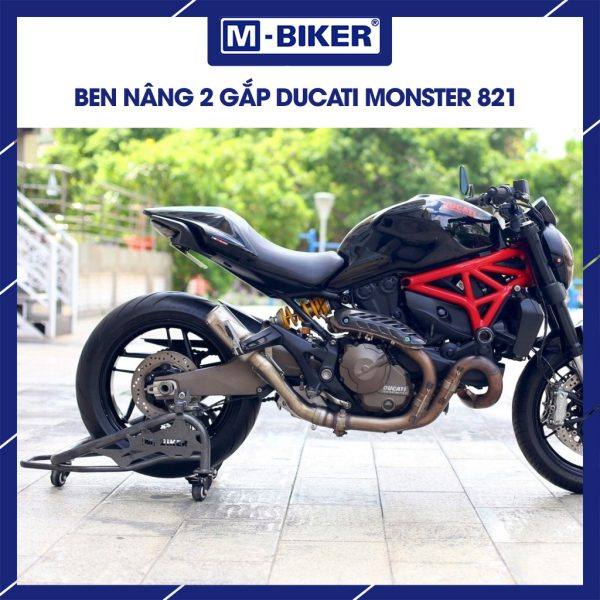 Ben nâng xe Ducati Monster 821 loại 2 gắp