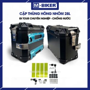 Cặp thùng hông nhôm 28L
