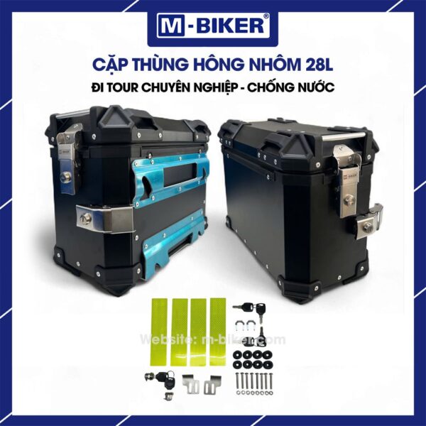 Cặp thùng hông nhôm 28L