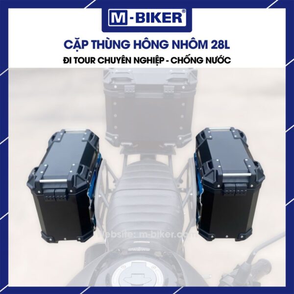 Cặp thùng hông nhôm 28L