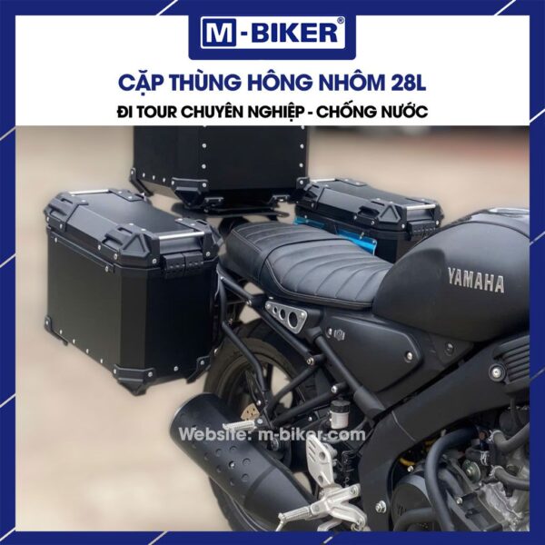Cặp thùng hông nhôm 28L