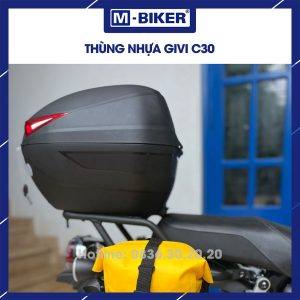 Thùng sau Givi C30N màu đỏ