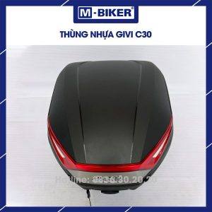 Thùng sau Givi C30N màu đỏ