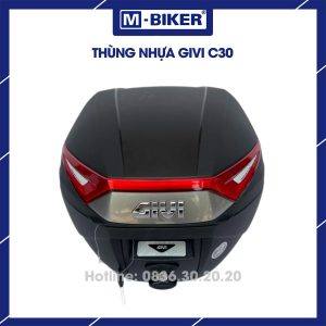 Thùng sau Givi C30N màu đỏ