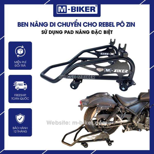 Ben nâng xe Rebel 300 500 chính hãng MBiker loại 2 gắp