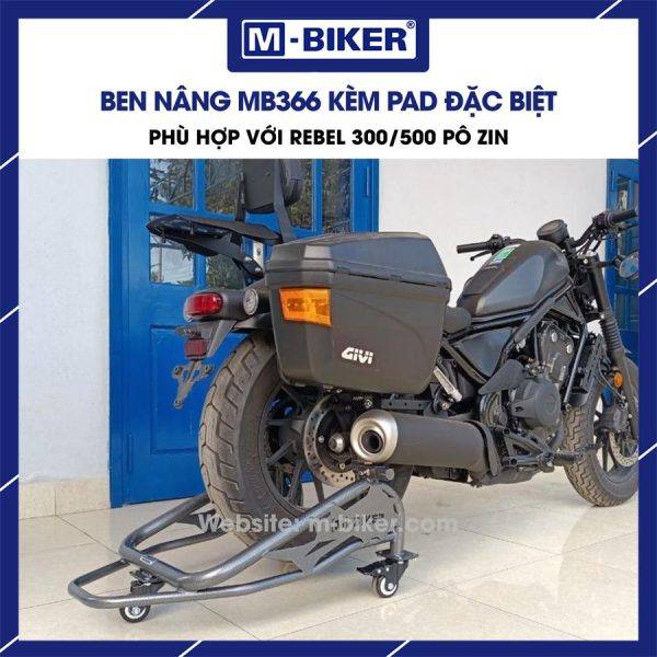 Ben nâng xe Rebel 300 500 chính hãng MBiker loại 2 gắp