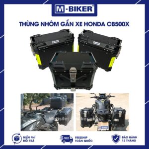 Bộ thùng nhôm CB500X chính hãng MBiker