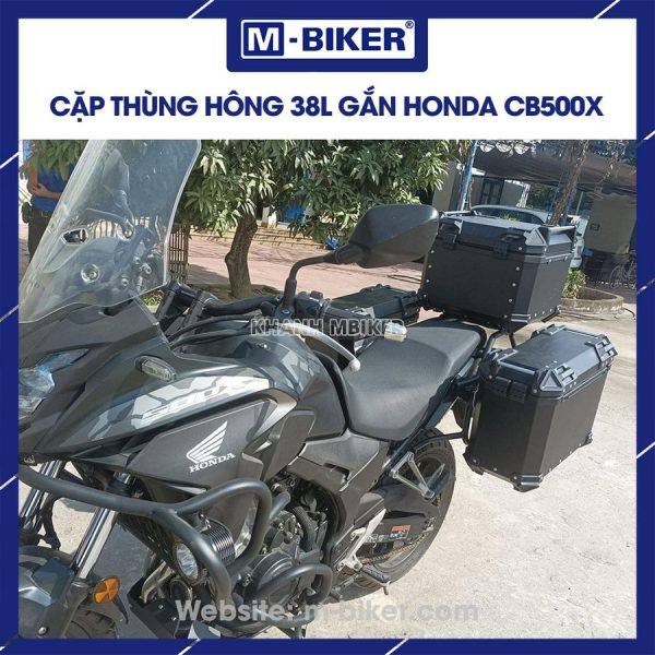 Bộ thùng nhôm CB500X chính hãng MBiker