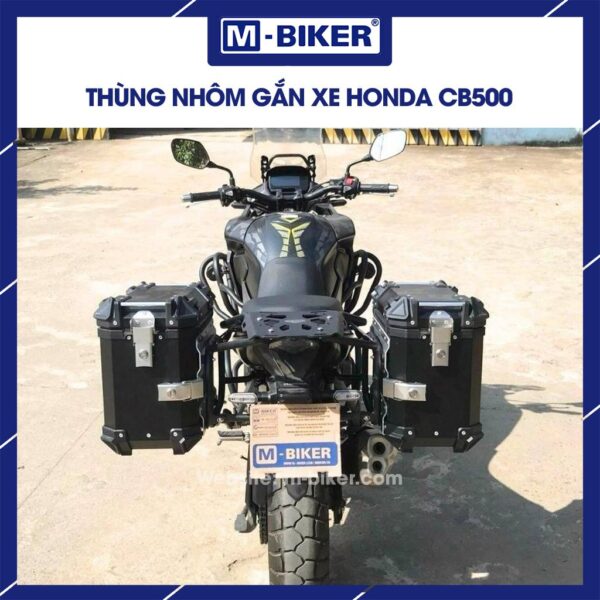 Bộ thùng nhôm CB500X chính hãng MBiker