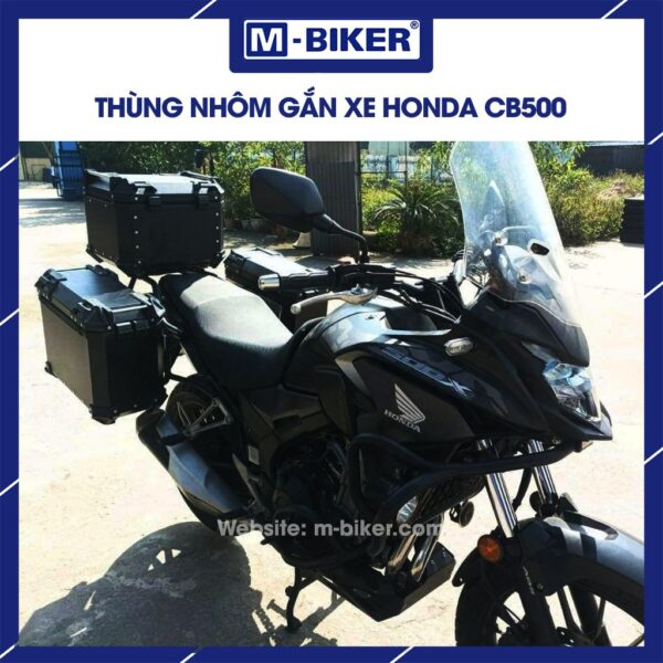 Bộ thùng nhôm CB500X chính hãng MBiker