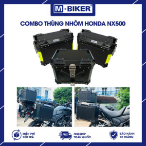 Bộ thùng nhôm NX500 chính hãng MBiker
