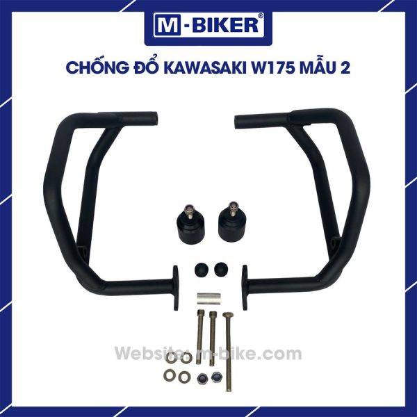 Khung chống đổ Kawasaki W175 mẫu 2 sơn tĩnh điện