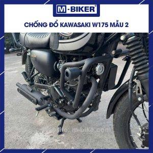 Khung chống đổ Kawasaki W175 mẫu 2 sơn tĩnh điện