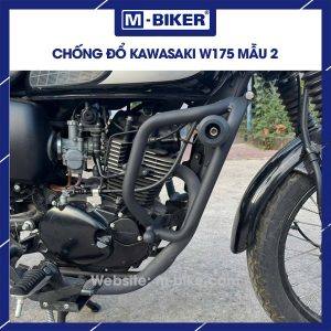 Khung chống đổ Kawasaki W175 mẫu 2 sơn tĩnh điện