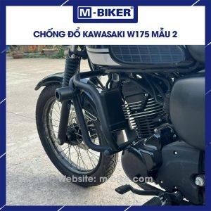 Khung chống đổ Kawasaki W175 mẫu 2 sơn tĩnh điện