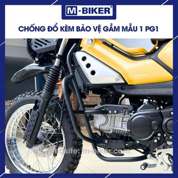 Chống đổ kèm bảo vệ gầm mẫu 1 Yamaha PG1