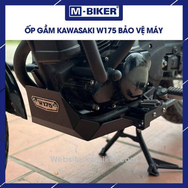 Ốp bảo vệ gầm Kawasaki W175 phun sơn tĩnh điện