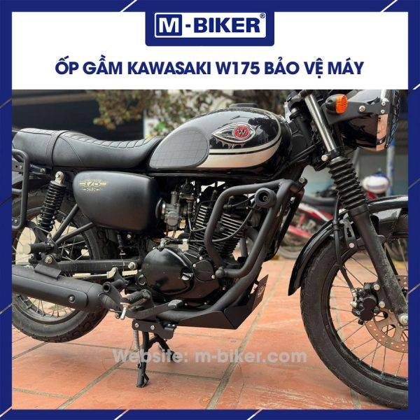 Ốp bảo vệ gầm Kawasaki W175 phun sơn tĩnh điện