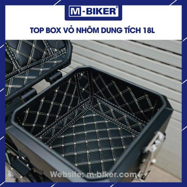 Thùng nhôm 18L gắn sau xe máy