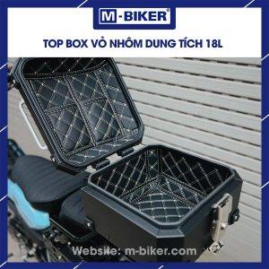 Thùng nhôm 18L gắn sau xe máy