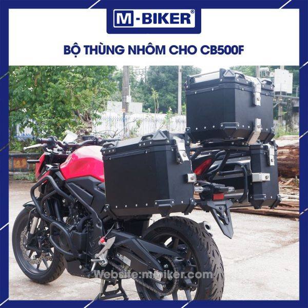 Bộ thùng nhôm CB500F chính hãng MBiker