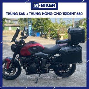 Bộ thùng nhôm Trident 660 chính hãng MBiker